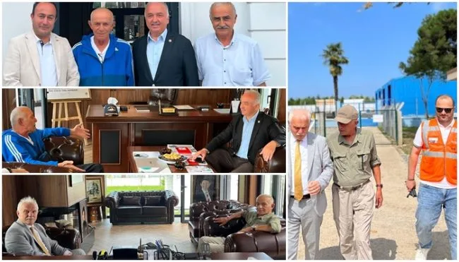 Haber kolajı: Dr. Öner Hekim'in makam ziyaretleri ve baretli şantiye gezisi